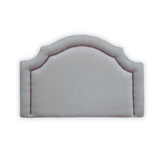 Imagem de Cabeceira Estofada Provençal Com Tachas Soft Cinza