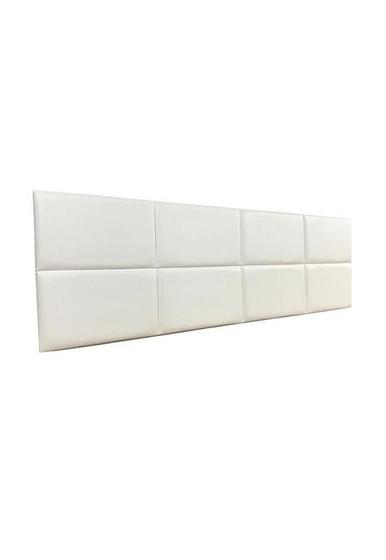 Imagem de Cabeceira Estofada Queen 8 Blocos Não é Segredo material sintético Branco 160x60