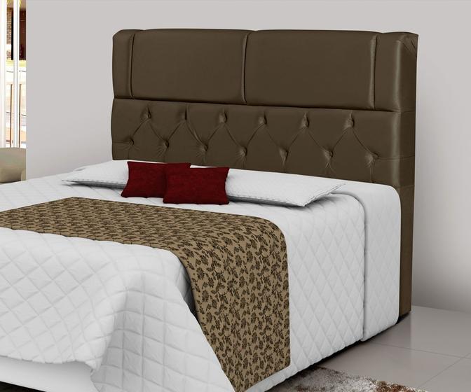 Cabeceira Estofado Quarto Madri Casal 140 cm Menor preço em Cabeceira Estofado Quarto Madri Casal 140 cm