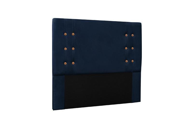 Imagem de Cabeceira Genova Suede Azul King 195cm - Spezzia