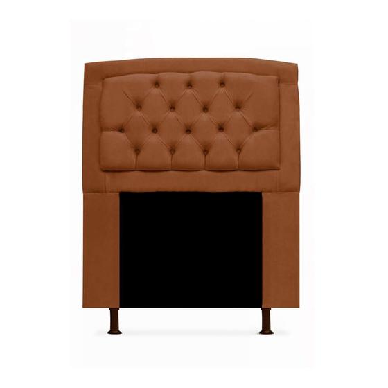 Imagem de Cabeceira Geovana Para Cama Box Solteiro 100cm com Capitonê Suede - Ecotec Decor