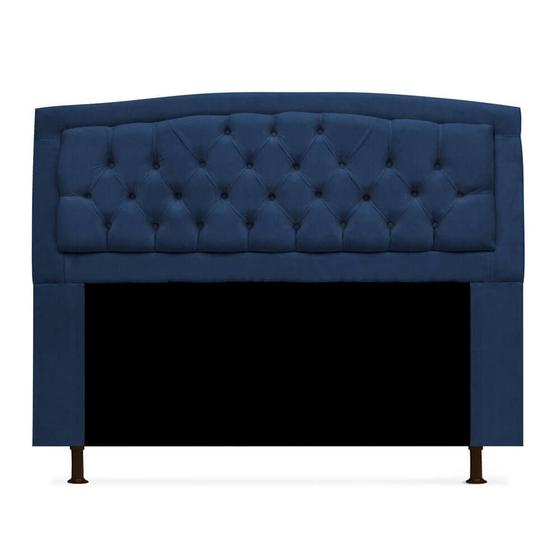 Imagem de Cabeceira Geovana Para Cama Box Solteiro 100cm com Capitonê Suede - Renascer Decor