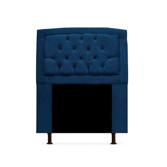 Imagem de Cabeceira Geovana Para Cama Box Solteiro 120cm com Capitonê Suede - Ecotec Decor