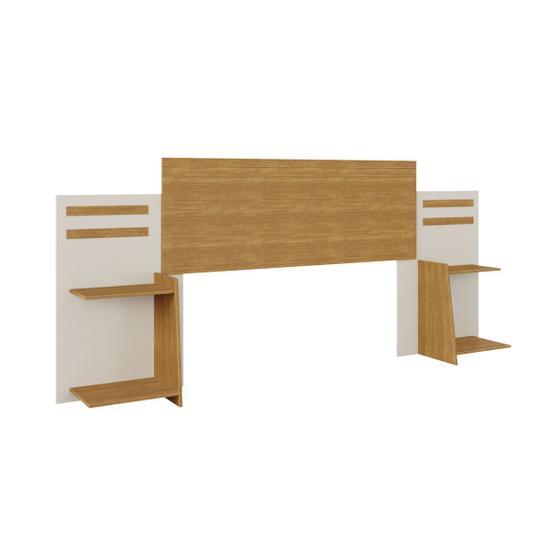 Imagem de Cabeceira Grecia Box 90/140/160 MDF Com Mesa de Cabeceira