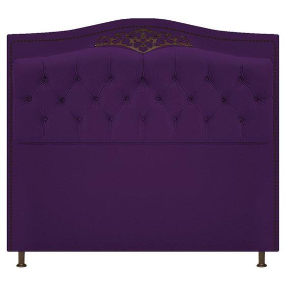 Imagem de Cabeceira Imperio 100 cm Suede Roxo