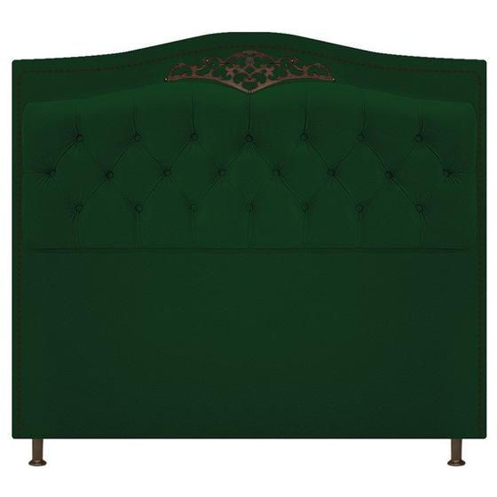 Imagem de Cabeceira Imperio 195 cm Suede Verde