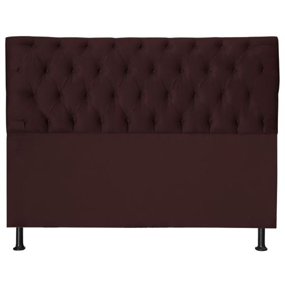 Imagem de Cabeceira Jade 120 Cm Para Cama Box Suede Bordo