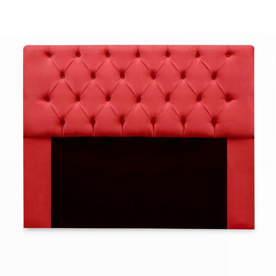 Imagem de Cabeceira Mirage para Cama Box Casal 140cm com Capitonê Suede - Ecotec Decor