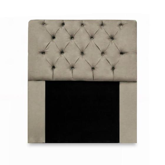 Imagem de Cabeceira Mirage Para Cama Box Solteiro 100cm com Capitonê Suede - Renascer Decor