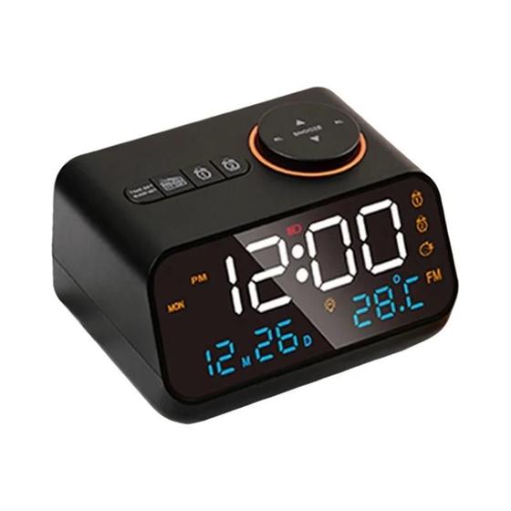 Cabeceira Moderna com LED, Despertador, Rádio FM, Calendário, Termômetro e Higrômetro Menor preço em Cabeceira Moderna com LED, Despertador, Rádio FM, Calendário, Termômetro e Higrômetro
