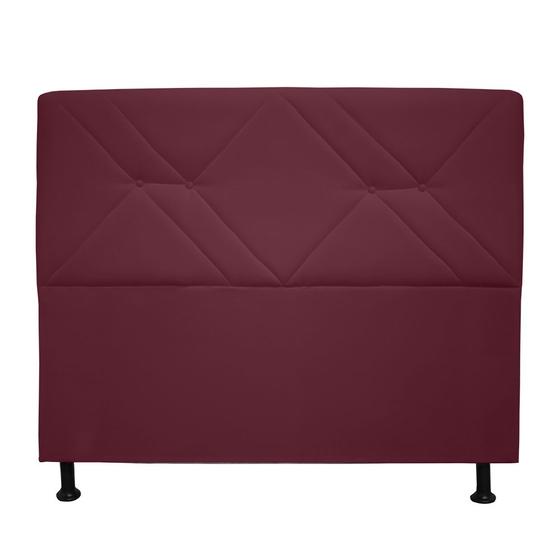 Imagem de Cabeceira Mônaco 120 cm Suede Bordô