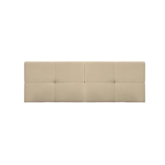 Imagem de Cabeceira Painel Cama Box Casal 1,40 Estofada Suspensa Dobrável MÉXICO - Areia Suede