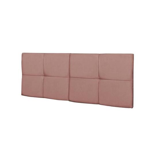 Imagem de Cabeceira Painel Cama Box Casal 1,40 Estofada Suspensa Dobrável MÉXICO - Rose Suede