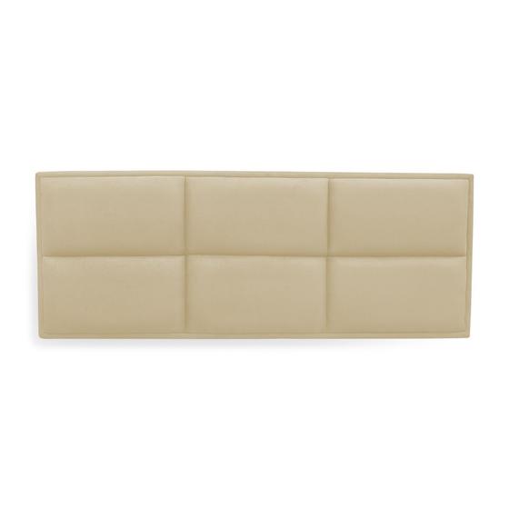 Imagem de Cabeceira Painel Cama Box Casal Queen 160cm Nina Suede Bege - Sheep Estofados