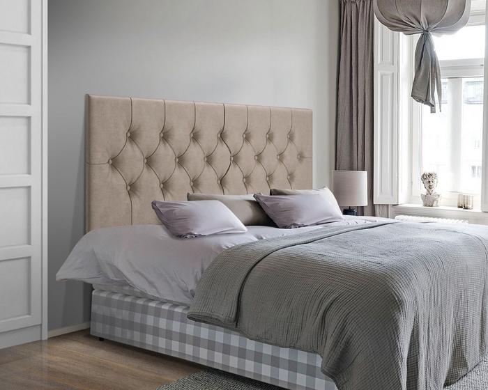 Imagem de Cabeceira Painel Cama Casal 1,40 CAPITONÊ Box Estofada - Várias Cores