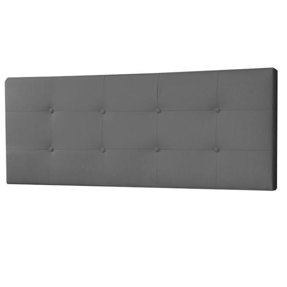 Imagem de Cabeceira Painel Casal 1,40m Berlim Suede Cinza - Pallazio