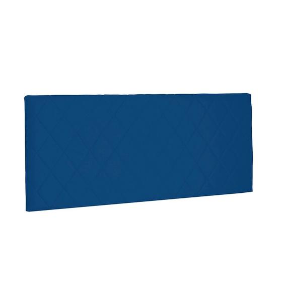 Imagem de Cabeceira Painel Dubai Para Cama Box Queen 160 cm Suede Azul Marinho - D'Rossi