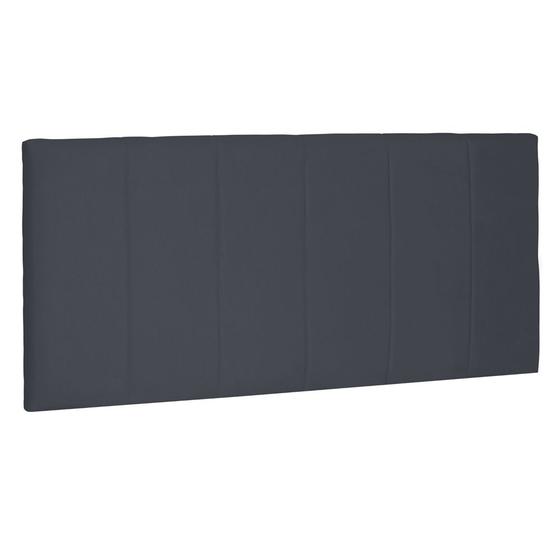 Imagem de Cabeceira Painel Estofada Cama Box Casal Queen Ravenna 160cm Suede Cinza - Desk Design