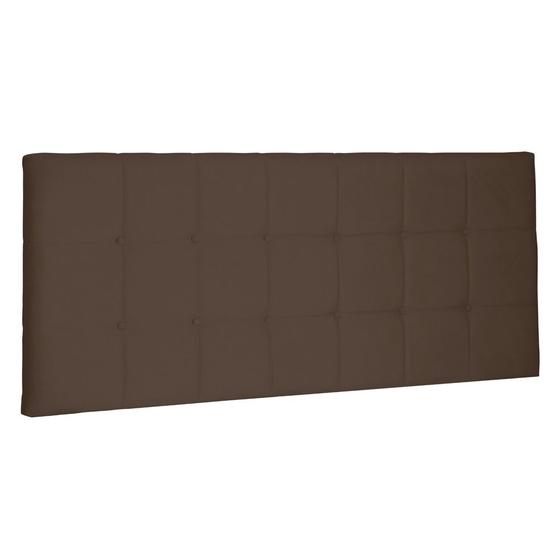 Imagem de Cabeceira Painel Estofada Cama Box Casal Queen Verona 160cm Suede Caramelo - Desk Design