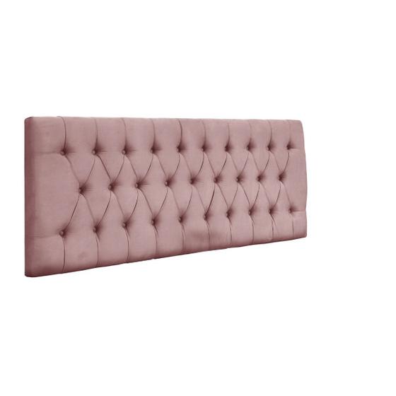 Imagem de Cabeceira Painel Imperatriz 1,20 Cm Cama Box Veludo Rose