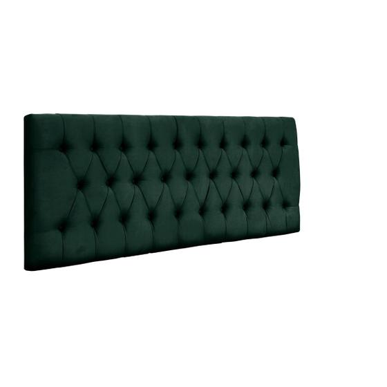 Imagem de Cabeceira Painel Imperatriz 1,20 Cm Cama Box Verde Militar