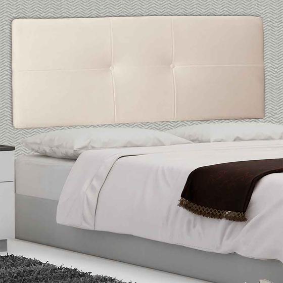 Imagem de Cabeceira Painel King 195 Cm Poliana Suede Bege