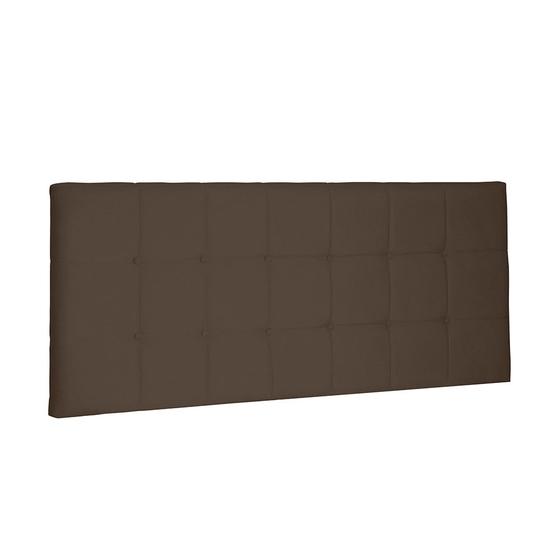 Imagem de Cabeceira Painel Verona Para Cama Box King 195 cm Suede Caramelo - D'Rossi