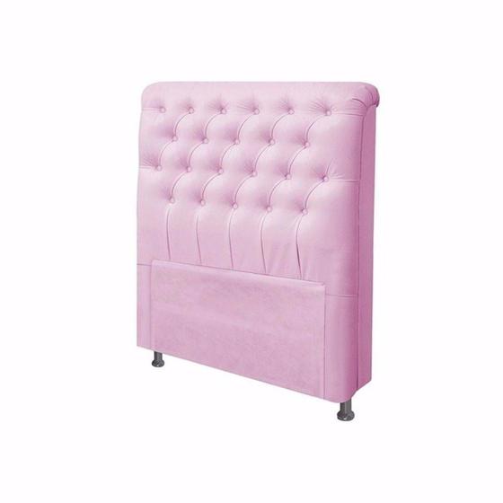 Imagem de Cabeceira Para Box Solteiro 100cm Livia Corano Rosa- DL Decor