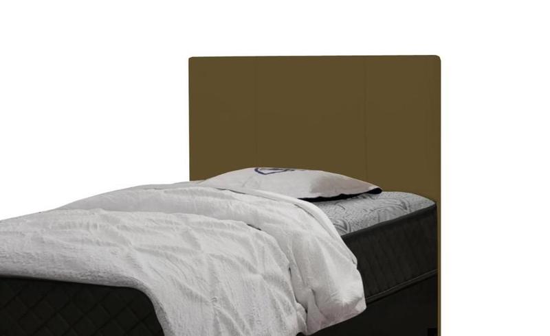 Imagem de Cabeceira Para Cama Box Donna Casal 1,40cm Veludo Marrom - FdECOR