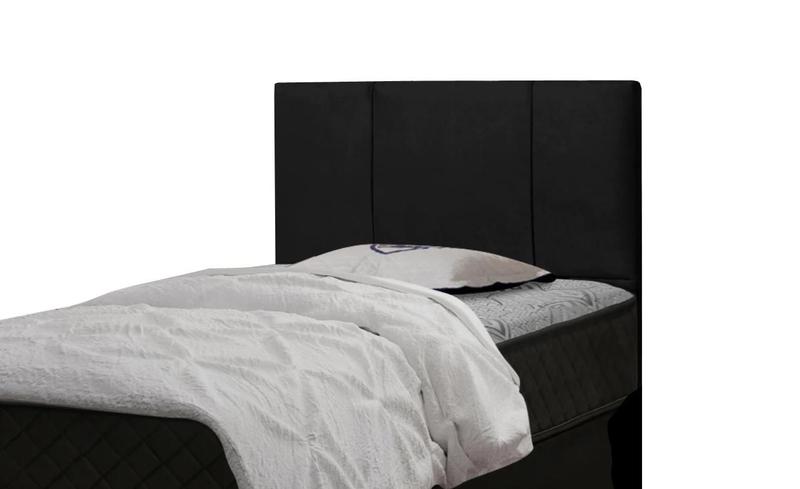 Imagem de Cabeceira Para Cama Box Donna King 1,93cm Laminado Preto - FdECOR