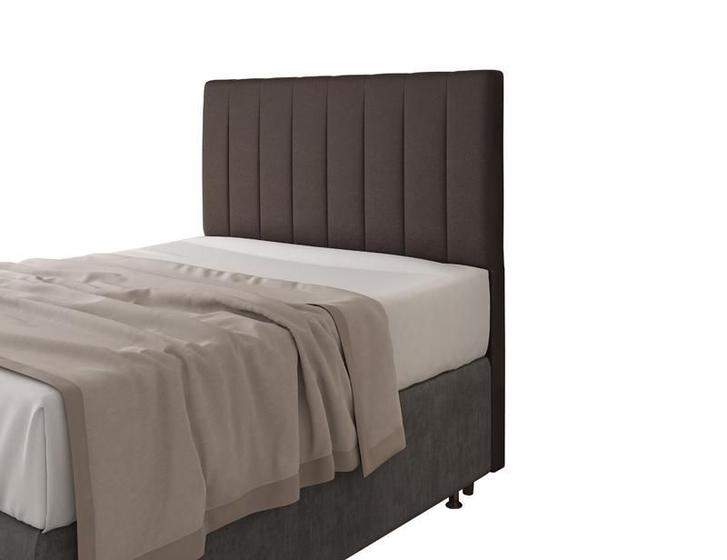 Imagem de Cabeceira Para Cama Box Itália Solteiro 0,90cm Laminado Marrom - FdECOR