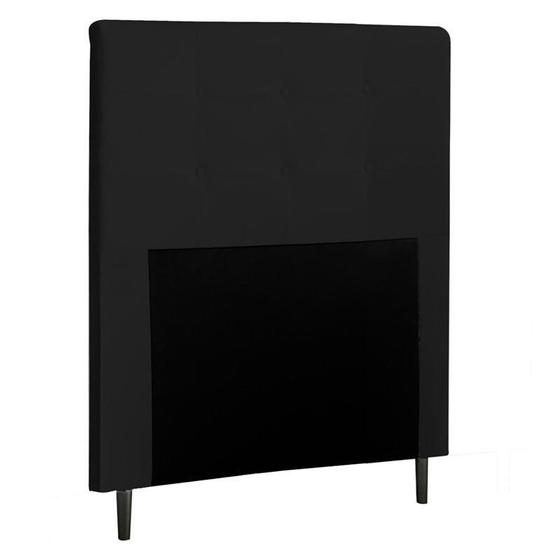 Imagem de Cabeceira Para Cama Box Luna Solteiro 0,90cm Laminado Preto - FdECOR