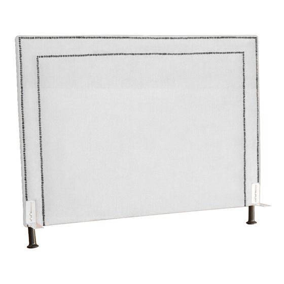 Imagem de Cabeceira para Cama Box Quarto Casal Queen 160cm Viviane Suede - Estopar