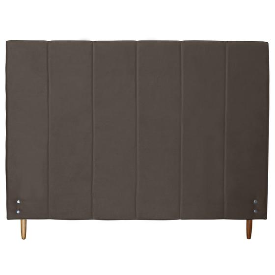 Imagem de Cabeceira Para Cama Box Solteiro Vitória 120Cm Cama Box Solteiro Suede Diversas Cores