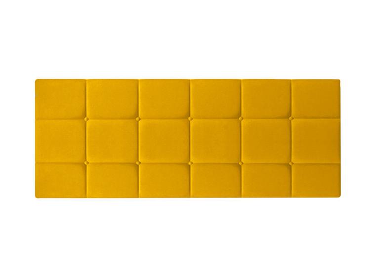 Imagem de Cabeceira Para Cama Solteiro Solt. King Box 0,90x55 Calipha Amarelo - MagL