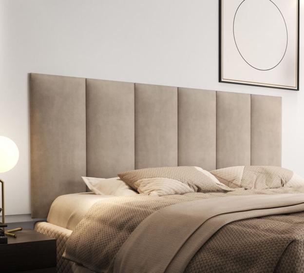 Cabeceira para quarto estofada De Casal 1.40 m - Várias Cores Menor preço em Cabeceira para quarto estofada De Casal 1.40 m - Várias Cores