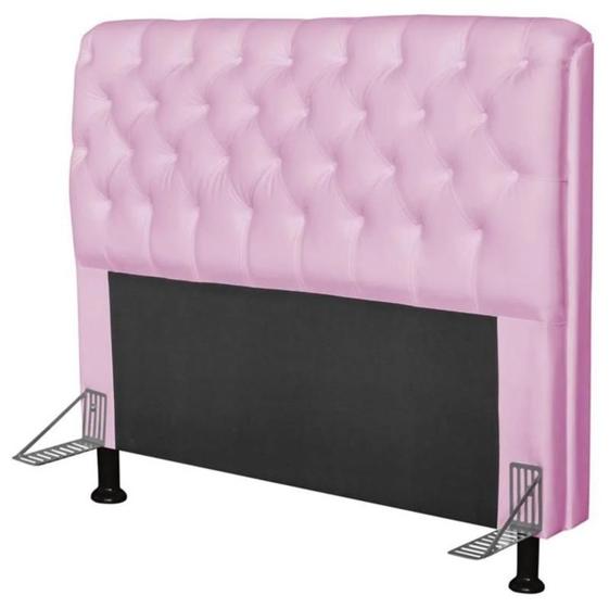 Imagem de Cabeceira Paris Para Cama Box Quenn Laminado Rosa - JS