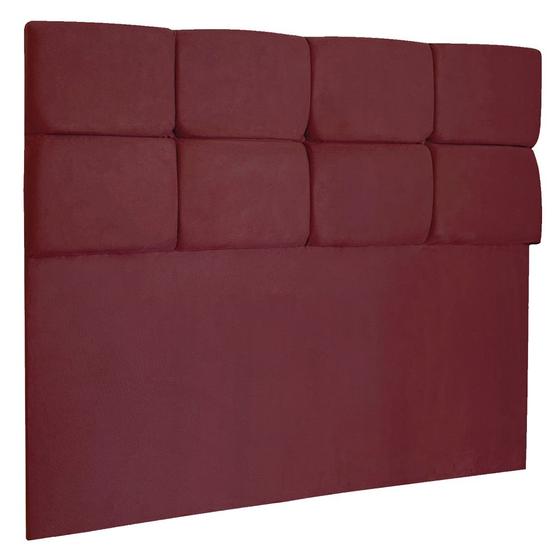 Imagem de Cabeceira Queen 1,60m Nina Suede Marsala - Pallazio