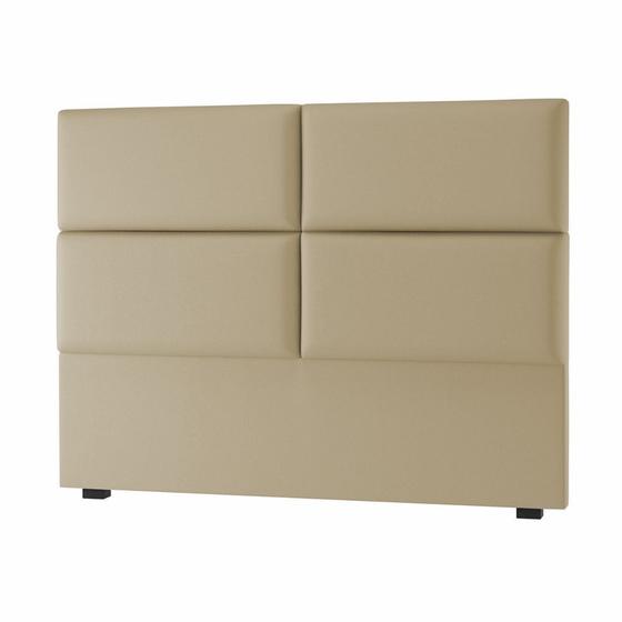 Imagem de Cabeceira Queen Bia 160 CM Suede Marfim - D A Decor