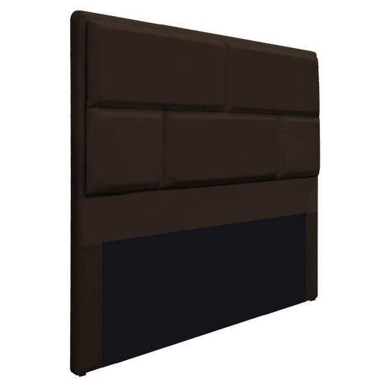 Imagem de Cabeceira Queen Brick P02 160 cm para cama Box Sintético - ADJ Decor