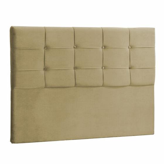 Imagem de Cabeceira Queen Mel 160 CM Suede Marfim - D A Decor