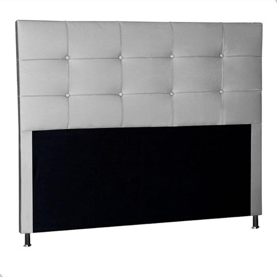 Imagem de Cabeceira Queen Size Casal 160cm Cama Box Estofada Quarto Roma