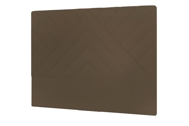 Imagem de Cabeceira Sky Plus Casal 1400mm Suede Marrom Taupe - Simbal