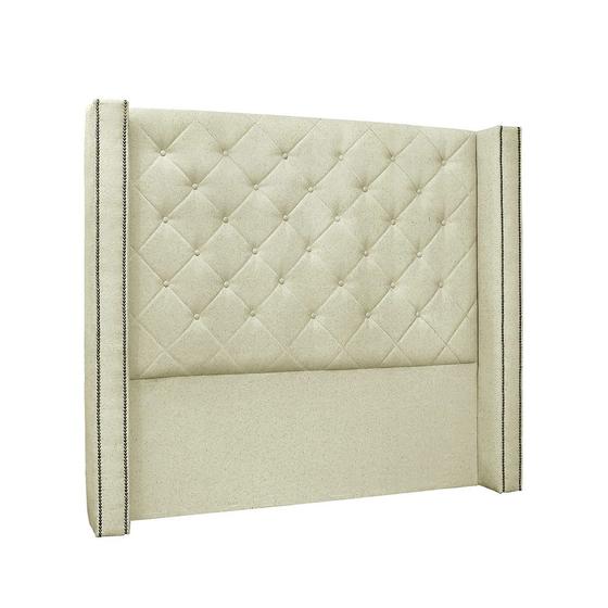 Imagem de Cabeceira Solteiro 90 cm Vicenza Linho Rustico Natural - SSX Multicoisas
