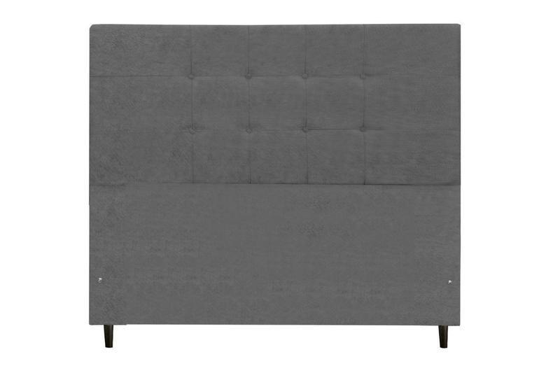 Cabeceira Solteiro 94 Cm New Barcelona Chumbo para Cama Box Estofada - JBE Móveis Menor preço em Cabeceira Solteiro 94 Cm New Barcelona Chumbo para Cama Box Estofada - JBE Móveis