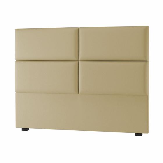 Imagem de Cabeceira Solteiro Bia 90 CM Suede Bege - D A Decor