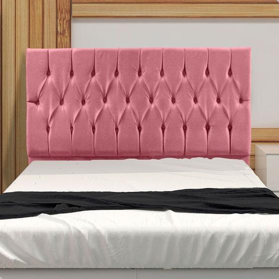 Imagem de Cabeceira Solteiro Cama Box 90cm Estofada Quarto Moderna Luxo Decorativa Suede material sintético