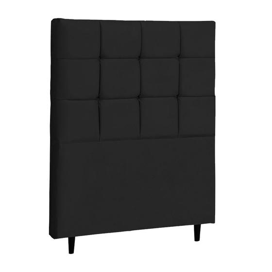 Cabeceira Solteiro Parma 90cm Material Sintético Preto Com Frame Italian Flex é boa?