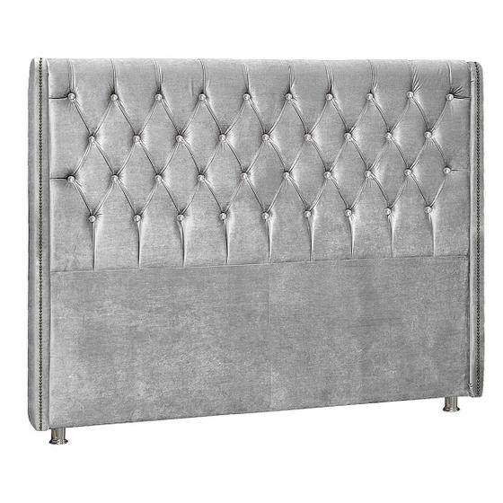 Imagem de Cabeceira Solteiro Tóquio P04 98 cm Suede - ADJ Decor