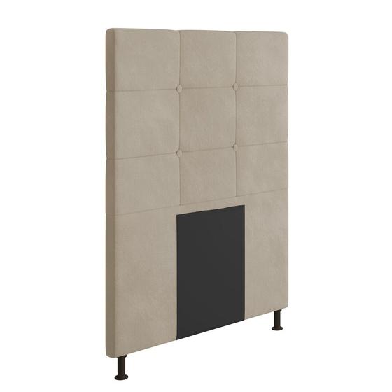 Imagem de Cabeceira Stambul Para Cama Box Solteiro 90 cm Suede Bege - D'Rossi